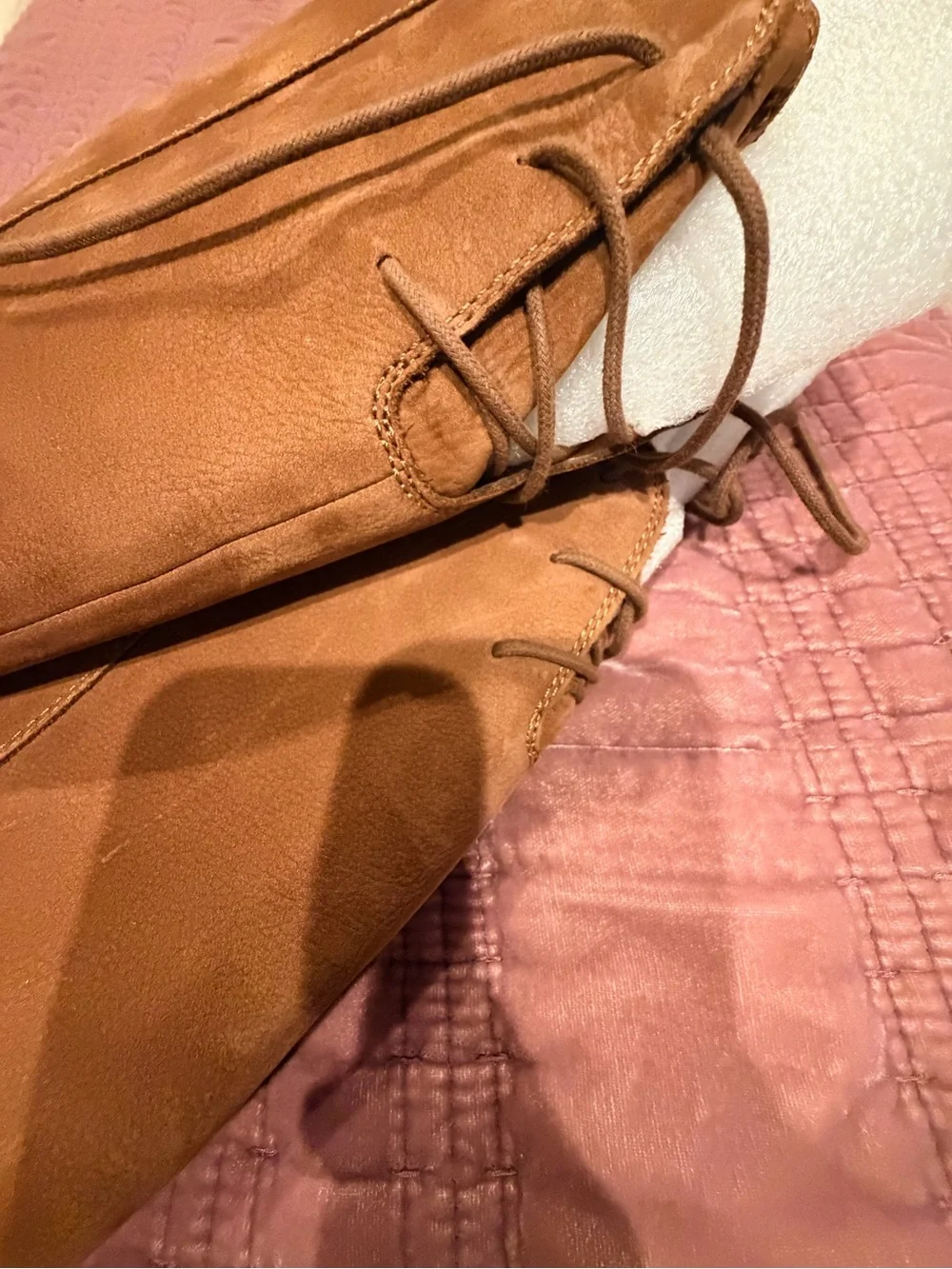 Lucky Brand Over-the-Knee Suede Boots in Tan